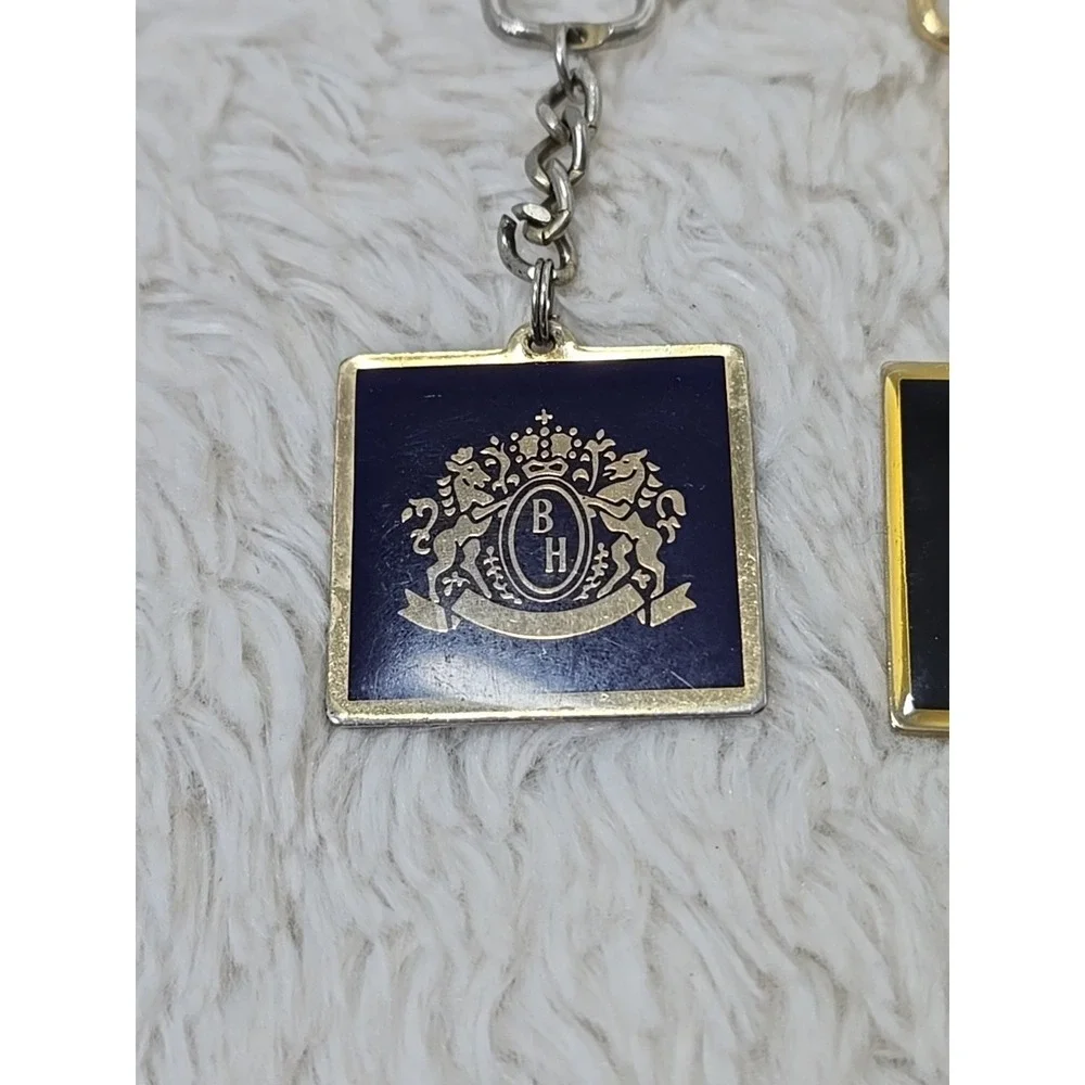 2 Vintage Benson & Hedges Cigarettes Keychains Key Fob Tobacco Advertising Promo